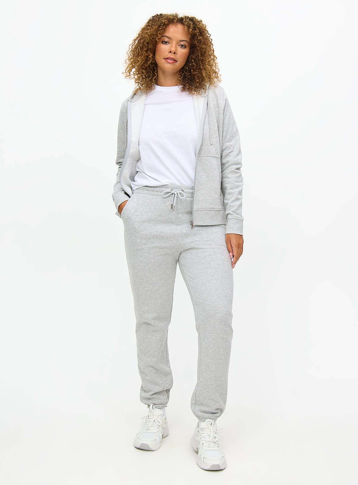 Grey Marl and Navy Joggers 2 Pack S - Image 3